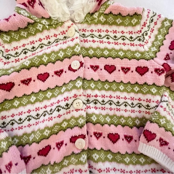 Gingerbread Girl Fair Isle Hooded Sweater - Picture 2 of 7